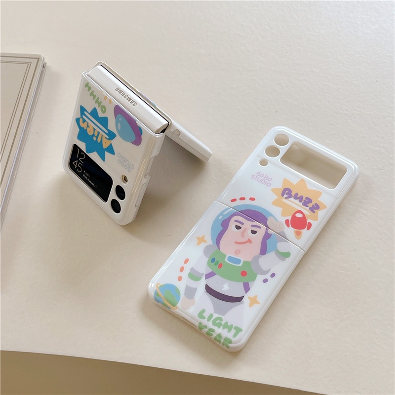 Ốp Điện Thoại Silica Gel Mềm Chống Sốc Hình Buzz Lightyear Dễ Thương Cho Samsung Galaxy Z Flip 4 Z Flip 3 5G Z Flip 4 Zflip3 Z Flip4 Z Flip 3