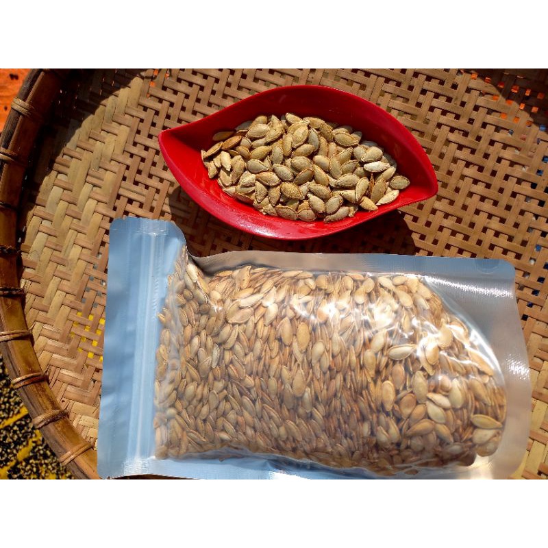 HẠT BÍ TA RANG MUỐI - RANG THỦ CÔNG THƠM NGON