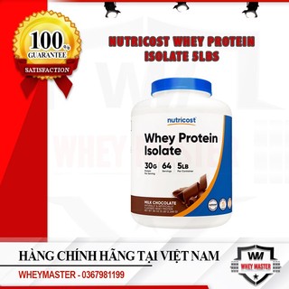 Nutricost whey protein isolate 5lbs-chính hãng-bổ sung protein chất lượng cao giúp xây dựng cơ bắp