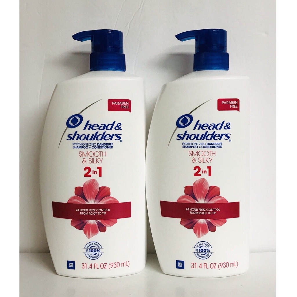 Dầu gội xả 2in Head & Shoulders Smooth & Silky 930ml