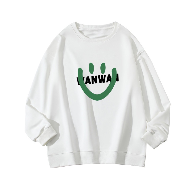 NRVP Áo Thun Nữ Dài Tay Dáng Rộng In Hình Phong Cách Hàn Quốc Mới