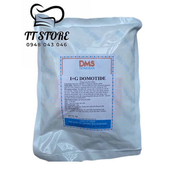 100gr-500gr chất điều vị siêu bột ngọt I+G DOMOTIDE