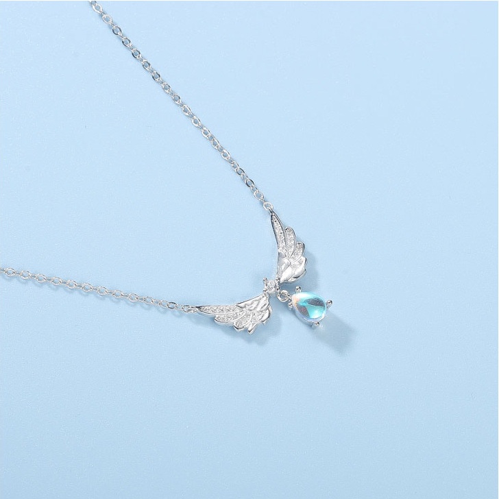 Vòng cổ Cánh Thiên Thần Đính Đá Mặt Trăng Sang Trọng