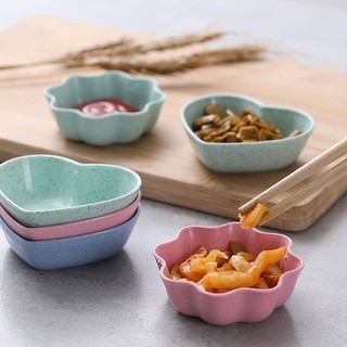 [FREESHIP] SET 5 Chén Đựng Nước Chấm Gia Vị Chén Cho Bé Ăn Dặm Làm Từ Lúa Mạch