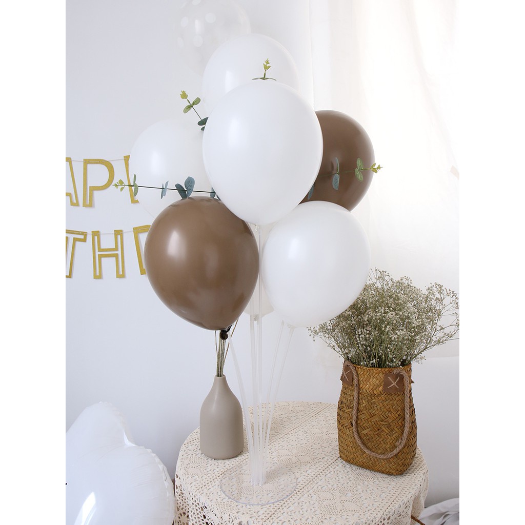 Sét trang trí sinh nhật cho bé tặng kèm bơm bóng và băng keo phong cách Hàn Quốc