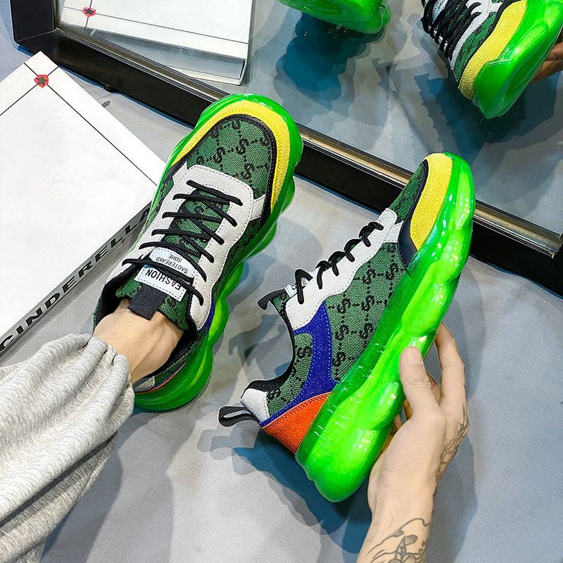 Giày Thể Thao Trắng Đế Dày Tăng Chiều Cao Thời Trang Thu Đông 2022