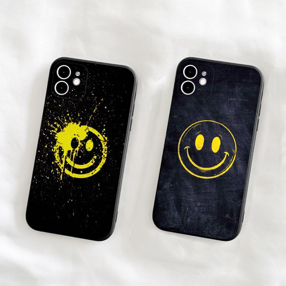Ốp Lưng IPhone Cạnh Vuông Mềm Smile Face, BVC Cho Ip6/6s/7plus/8plus/6plus/6splus/11/11pro//11promax/x