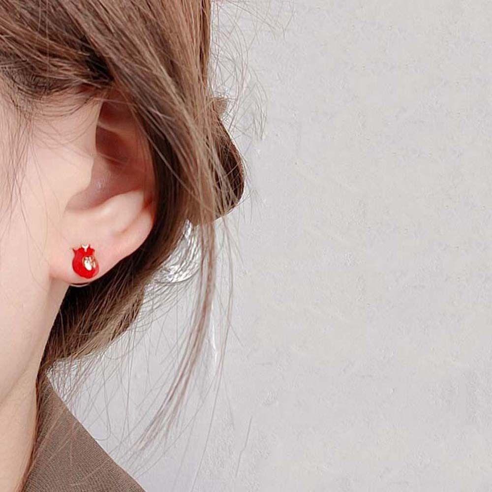 Khuyên Tai Tua Rua Dáng Dài Mặt Nhân Vật Năm Mới Phong Cách Trung Hoa