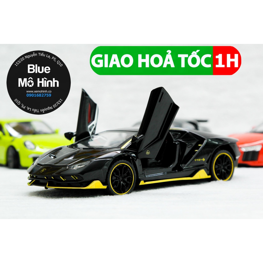 Blue mô hình | Xe mô hình Lambo Centenario 1:24