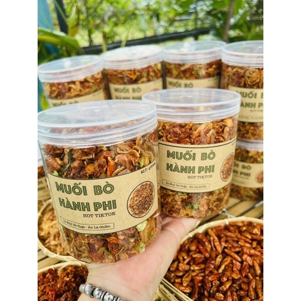 Muối bò hành phi hot toktok 400g
