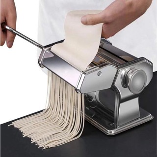 Máy cán bột bánh bao. Cắt mì sợi 2 lưỡi cắt, 1 lưỡi cán mỏng