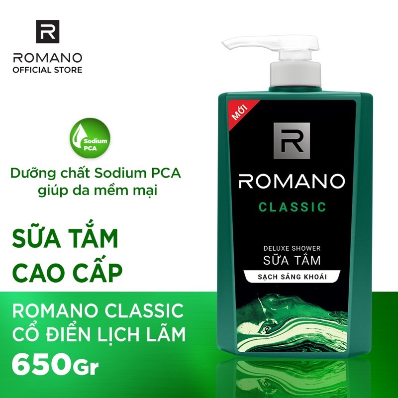 Dầu Gội Romano 650Gr Hương Nước Hoa