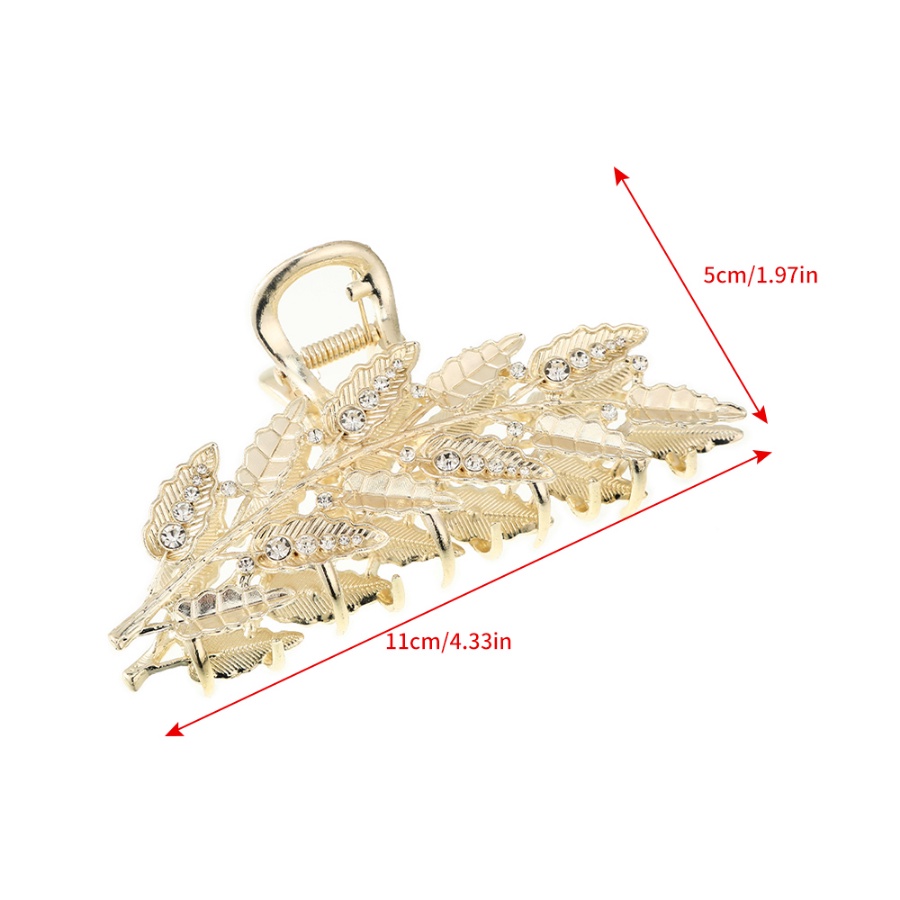 Kẹp Tóc Đính Đá Kim Loại Lấp Lánh Thời Trang Hàn Quốc Cho Nữ