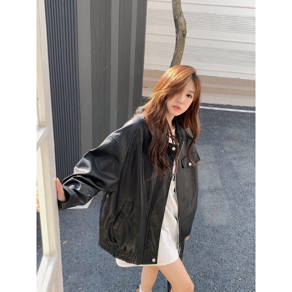 Áo khoác da hàng QCCC