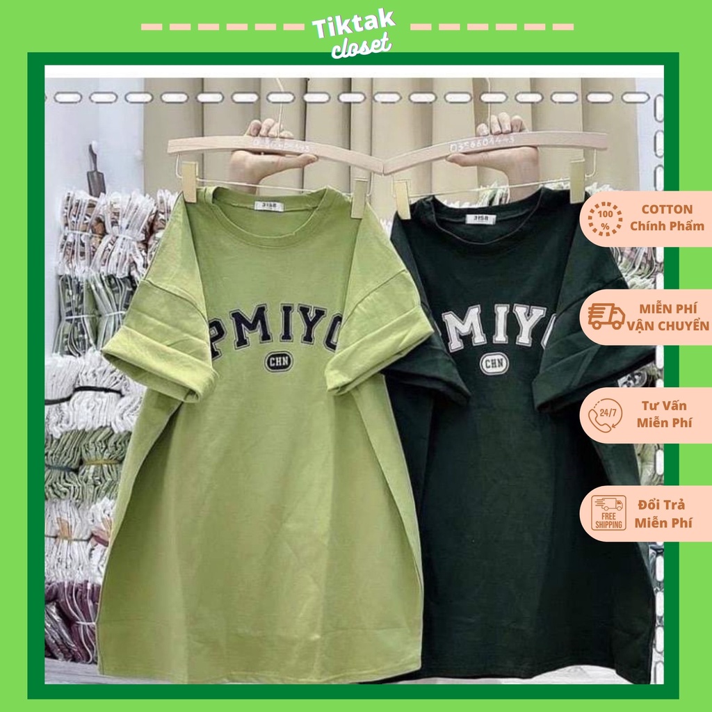 Áo Thun 3158 Form Rộng Tay Lỡ Chất Cotton Khô PMIYC