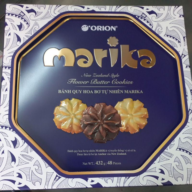 Bánh quy hoa bơ Marika Orion 432g