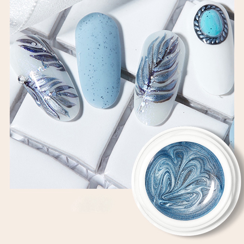 Gel Sơn Móng Tay 3D Nhanh Khô Hiệu Ứng Ánh Nhũ Lấp Lánh