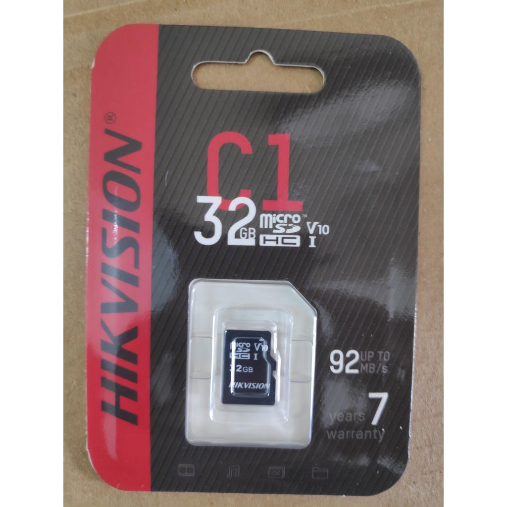 Thẻ nhớ micro SD Hikvision các loại (nhập khẩu chính hãng)