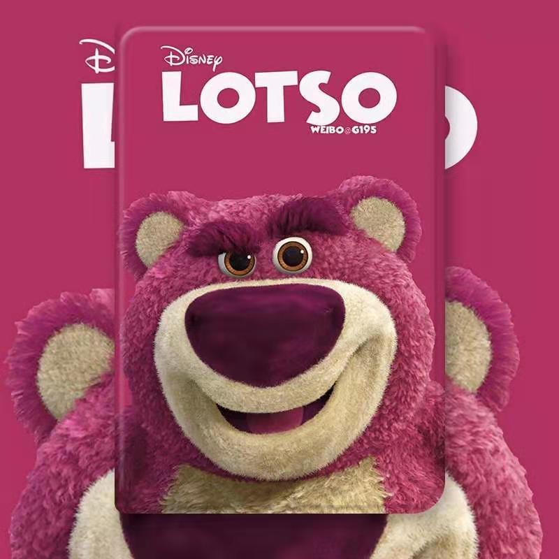 Bao Da Máy Tính Bảng In Hình Gấu Dâu Tây Cho Ipad 10.2 Apple Ipad 9.7 Mini 345 Air 3 10.5