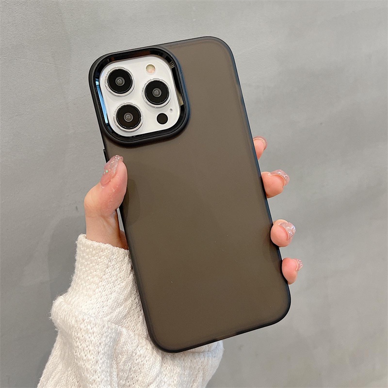 Ốp Điện Thoại iPhone 14 13 12 Pro max 14 plus case ốp lưng điện thoại i phone 14promax Acrylic Trong Suốt Chống Sốc Mạ Viền Sang Trọng Dành Cho iP 11 12 13 14 Pro Max Plus