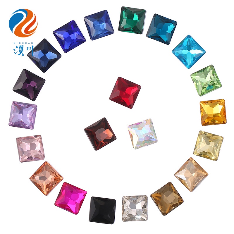 Phụ Kiện Đá Vuông Góc Phải Tự Làm Trang Trí Điện Thoại Tiện Dụng 10pcs