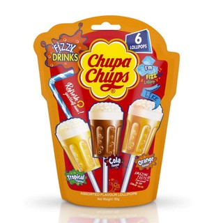 Kẹo mút chupa chups hình ly nước gói 90g