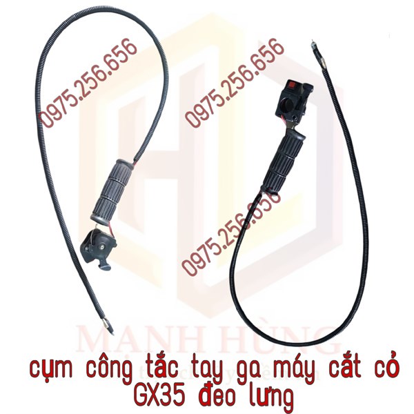 Cụm công tắc tay ga máy cắt cỏ GX35 đeo lưng (Cái) phụ tùng ô tô phụ tùng máy nông nghiệp phụ tùng Hùng Lỳ