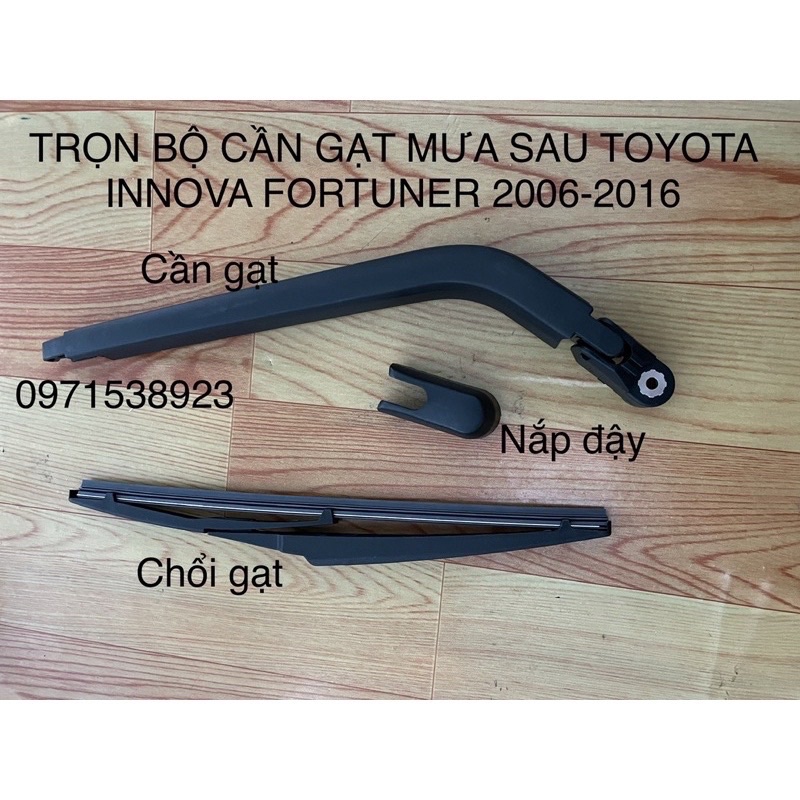 TRỌN BỘ CẦN CHỔI GẠT MƯA SAU TOYOTA INNOVA FORTUNER 2006-2016 cao cấp giá rẻ 85241-0K010. 85242-0K010