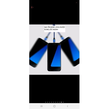 Cáp sạc nam châm phát sáng