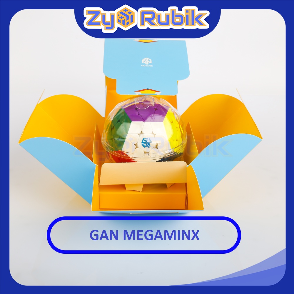 Rubik Gan Megaminx - Rubic Biến Thể Nam Châm 12 Mặt Stickerless - ZyO Rubik