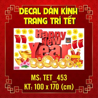 DECAL TRANG TRÍ TẾT 2023 COMBO SỐ 99