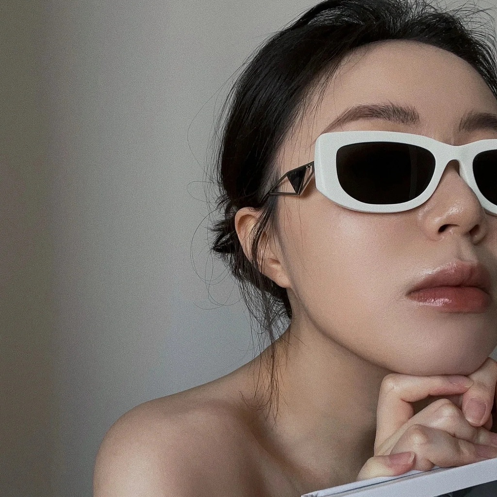 Kính Mát Mắt Mèo Hình Thoi Phong Cách Âu Mỹ Cổ Điển Thời Trang Mới 2022