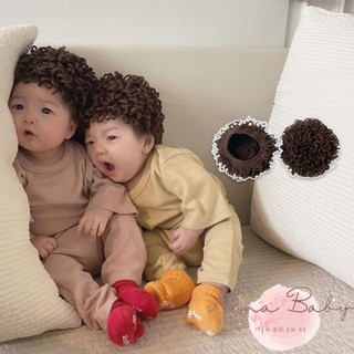 Mũ len xù sành điệu cho bé trai và bé gái nanababy98 phong cách hàn quốc cho trẻ em từ 3 tháng đến 2 tuổi tg02