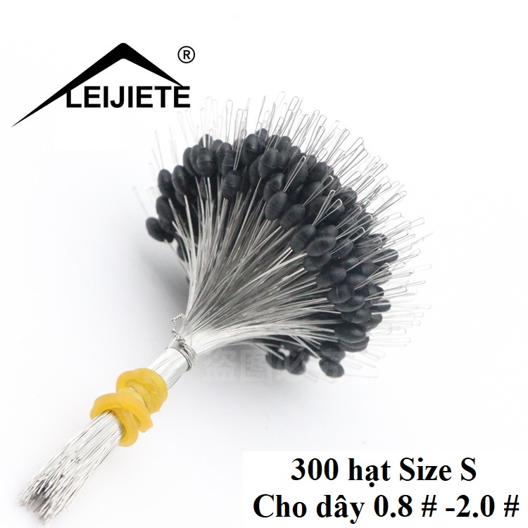 Set 300 hạt chặn phao LEIJIETE, - Chặn phao câu cá chuyên dụng