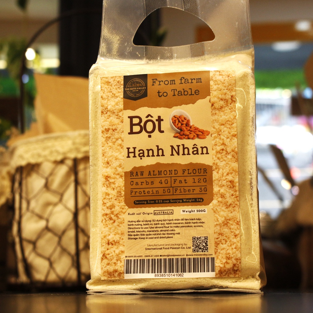 Hạnh Nhân Bột Dùng Làm Bánh -  ALMOND POWDER The Nuts Valley