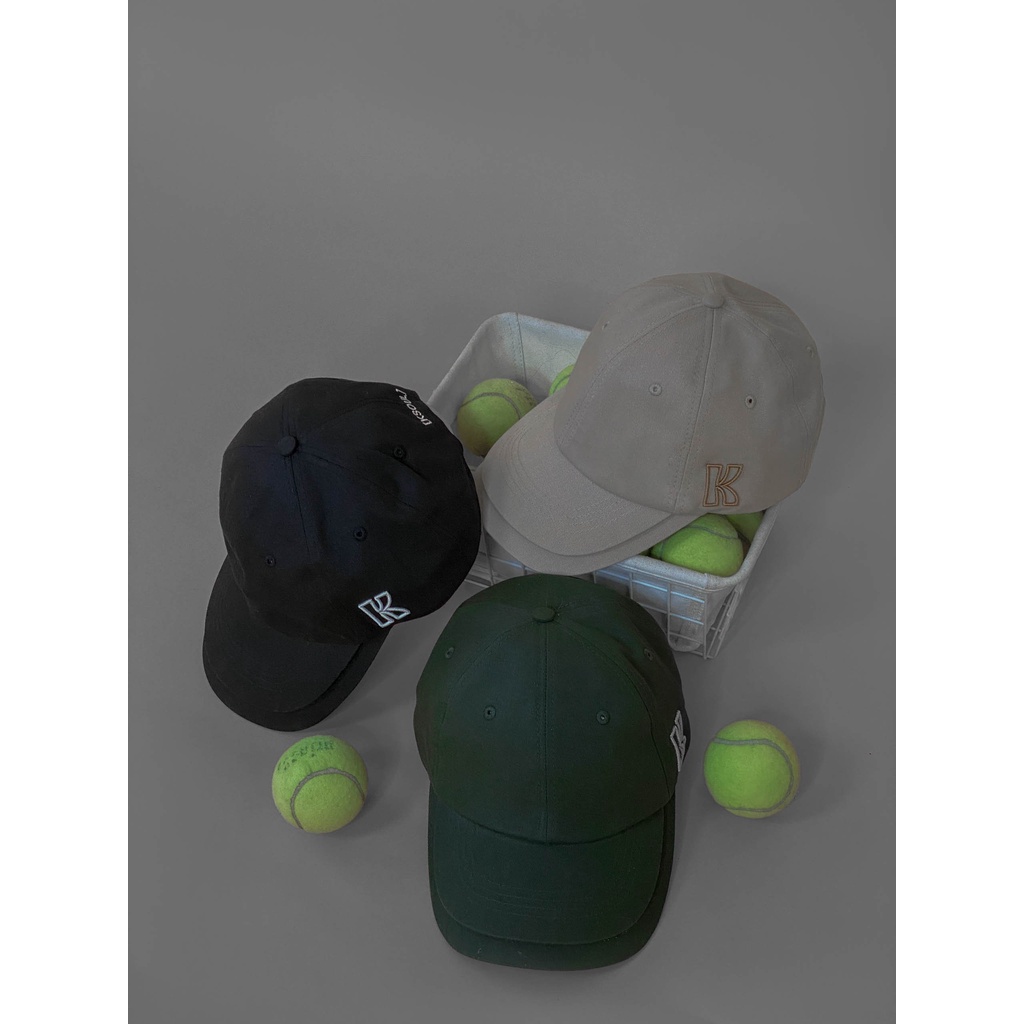 KSOUL Nón Hai Lưỡi K Double - Layer Cap Màu Xanh Lá Vải Khaki