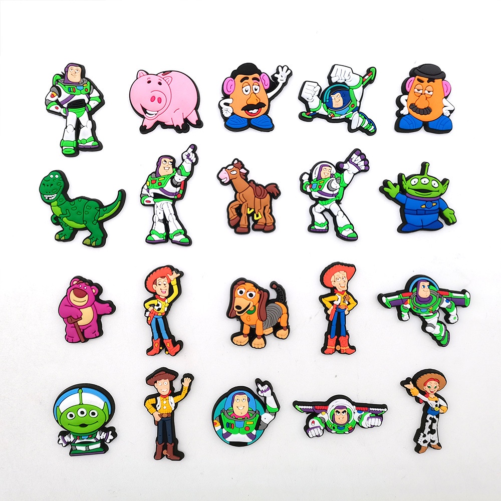 Ghim Cài Giày Trẻ Em Hình Nhân Vật Hoạt Hình Toy Story Buzz Lightyear Jibitz Croc Pin / Jibits / Jibbitz Dễ Thương