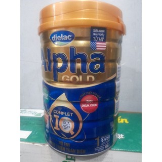 Sữa bột dialac alpha iq gold số 1 900g cho trẻ 0 - 6 tháng tuổi