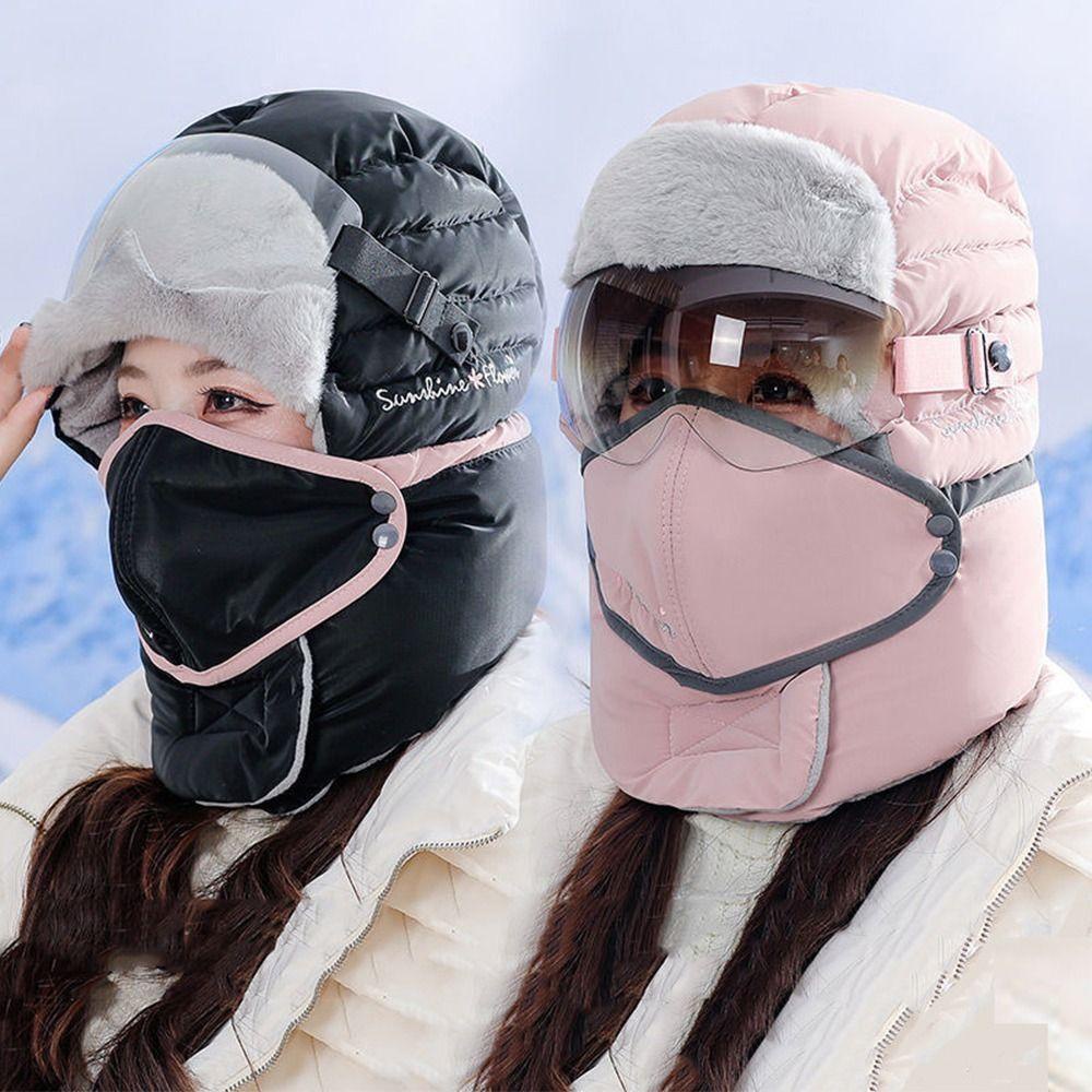 Mũ Cotton Dày Dặn Giữ Ấm Tai Cho Nam Nữ