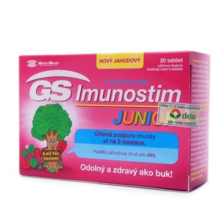 GS Imunostim Junior - Tăng cường sức khỏe đường hô hấp (Hộp 20 Viên)