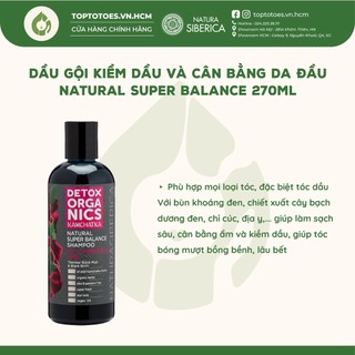 [Date SALE] Gội xả thảo mộc Natura Siberica Detox Organics cấp nước/cân bằng da đầu, cho tóc tơi mượt, bồng bềnh