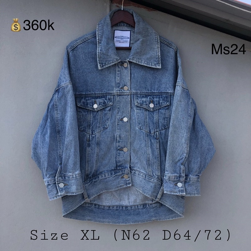 ÁO KHOÁC DENIM JEANS 2HAND CÓ SẴN