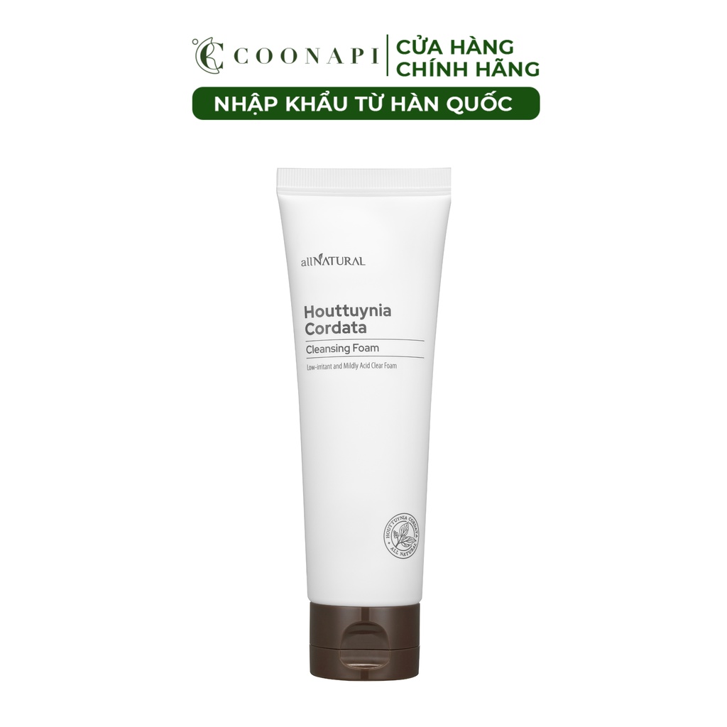 Sữa Rửa Mặt Diếp Cá pH Thấp, Dịu Nhẹ Và Dưỡng Ẩm All Natural Houttuynia Cordata Cleansing Foam 120ml
