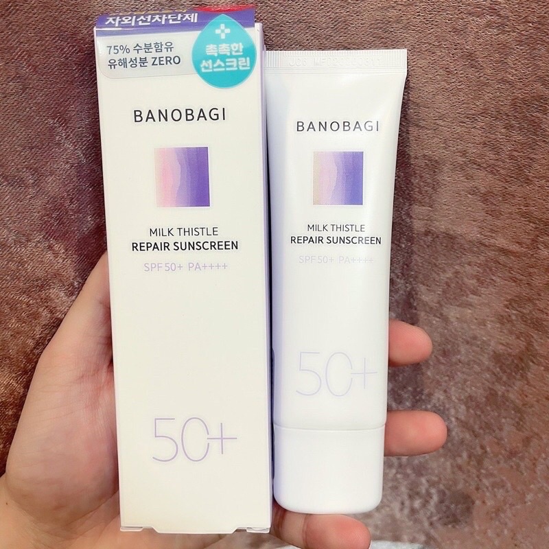 Kem chống nắng BANOBAGI cho da nhạy cảm REPAIR SUNSCREEN SPF 50+ PA++++ 50ml