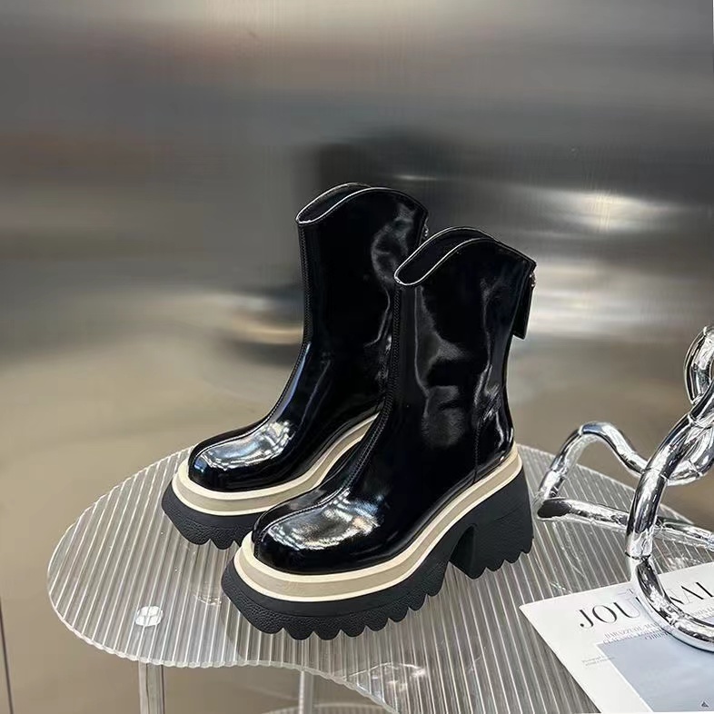 Bốt Martin Cao Gót 7.5cm Thời Trang 2022 Cá Tính Cho Nữ