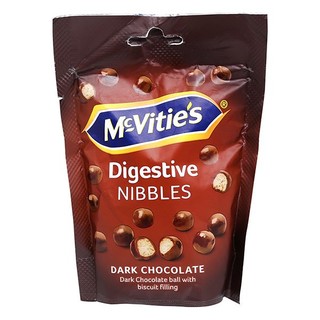 Bánh bi mcvitie's nibbles socola đen gói 80g