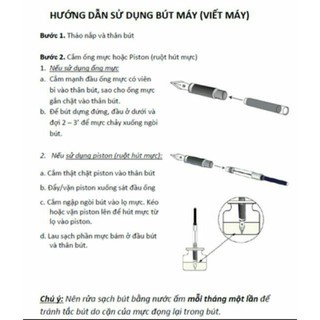 Piston Bơm Mực Bút Máy Preppy Nhật Bản, Dụng cụ bơm mực bút Preppy 02,03 - Loki