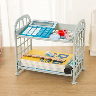 Kệ nhựa mini 2 tầng