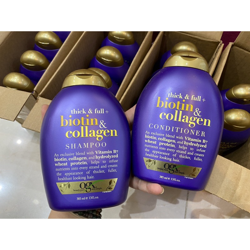Dầu gội xả Biotin Collagen 385ml