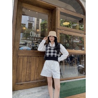 Áo Gile caro (3129) (ảnh tự chụp)